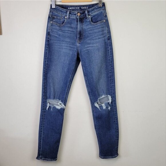 𝅺american Eagle Mom Jeans 00 - Picture 12 of 12